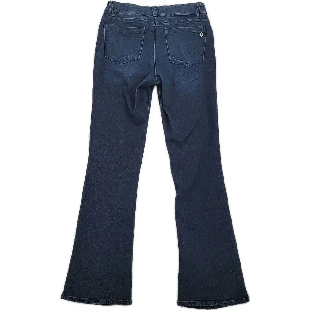 Democracy Womens Boot Cut Jeans Size 10 "Ab" Technology Stretch Waist 30x31 - Picture 2 of 11